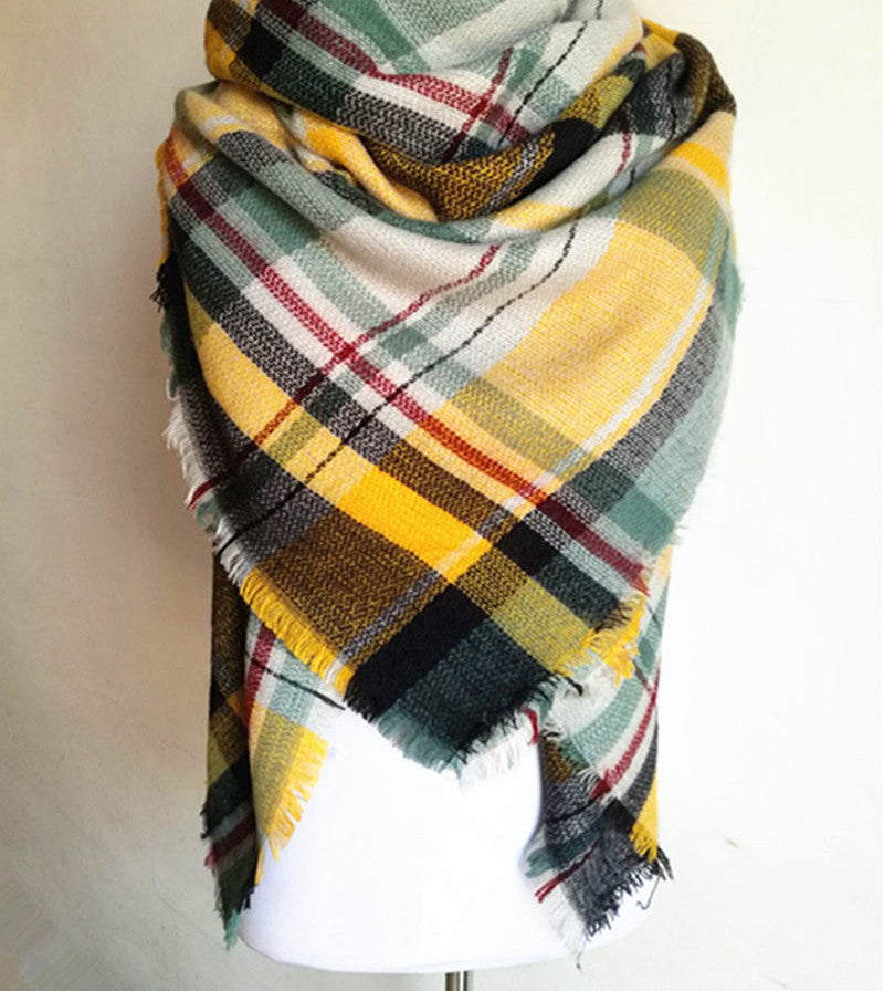 za winter scarf Tartan Scarf women desigual Plaid Scarf cuadros er Unisex Acrylic Basic Shawls warm bufandas-Dollar Bargains Online Shopping Australia