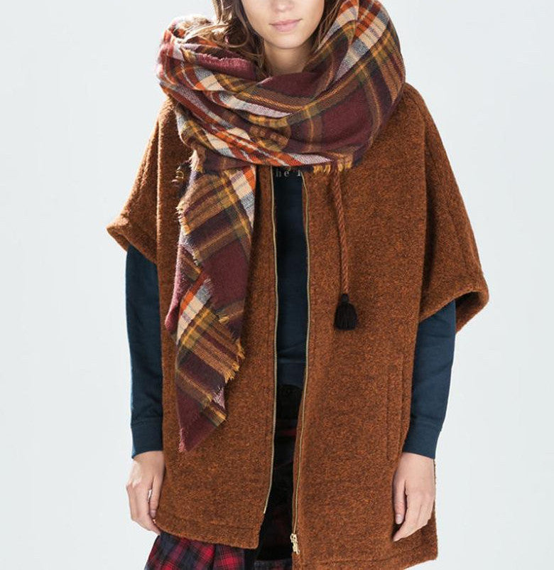 za winter scarf Tartan Scarf women desigual Plaid Scarf cuadros er Unisex Acrylic Basic Shawls warm bufandas-Dollar Bargains Online Shopping Australia
