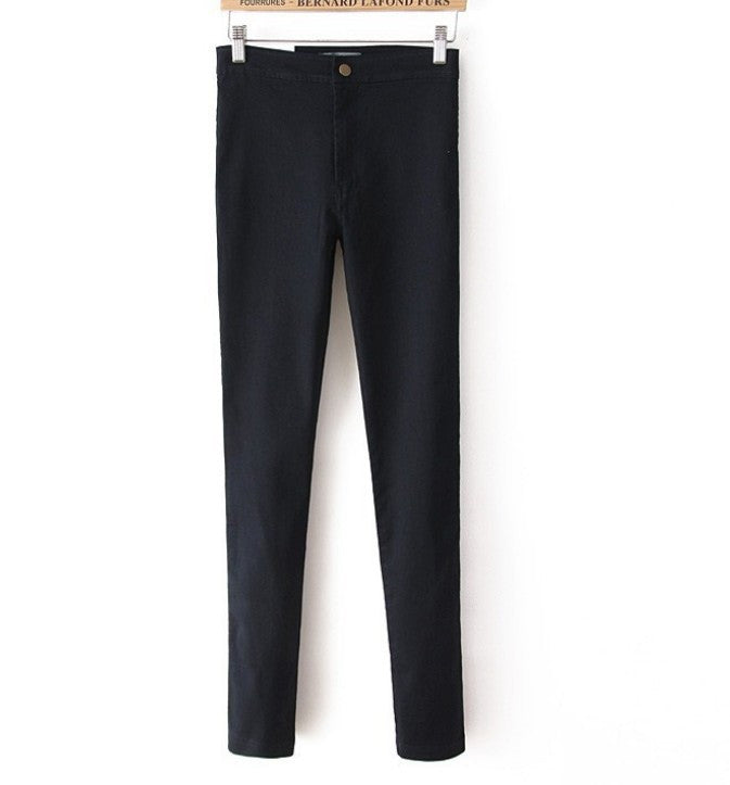 Fashion Jeans Women Pencil Pants High Waist Jeans Slim Elastic Skinny Pants Trousers Fit Lady Jeans Plus Size