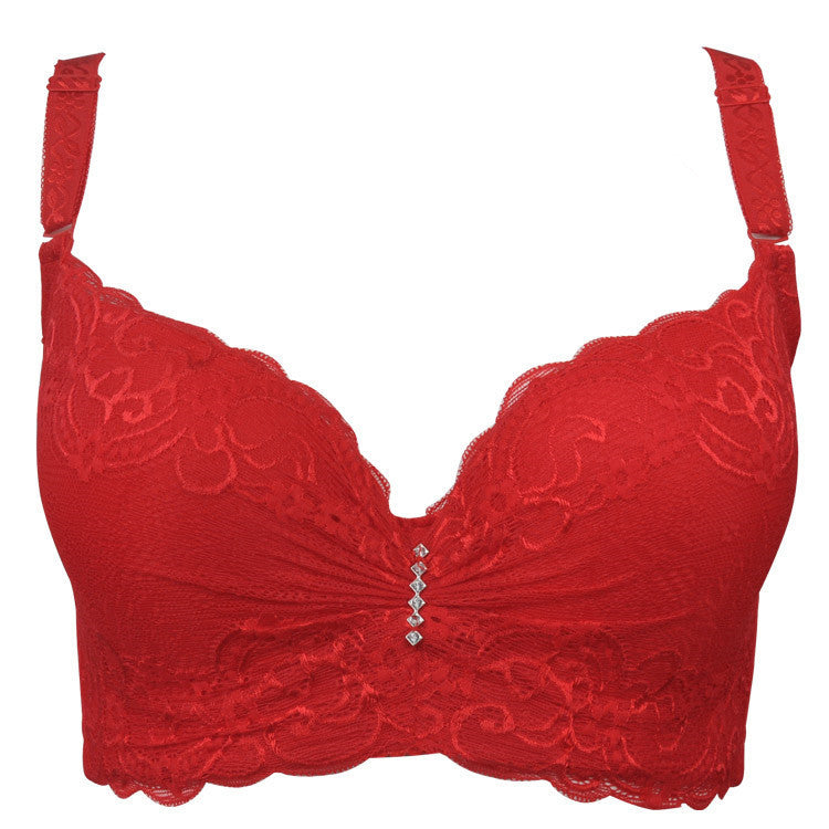 Large size bra cup thin section adjustable gather side underwear-Dollar Bargains Online Shopping Australia