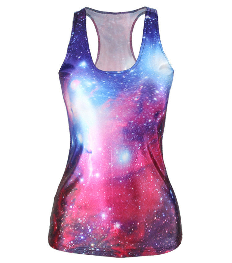 Women Summer Style T Shirt Punk Club Sleeveless Costume 3D T-Shirts Women Fashion Leisure Vest-Dollar Bargains Online Shopping Australia