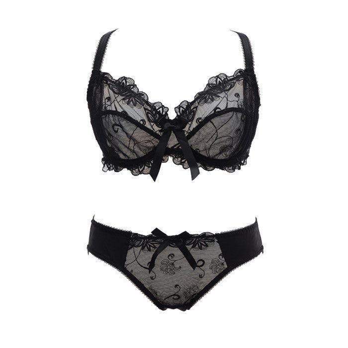 Online discount shop Australia - NEW ABCD France brand sexy lace bra & brief sets push up bra set for women underwear set brassiere transparent bralette