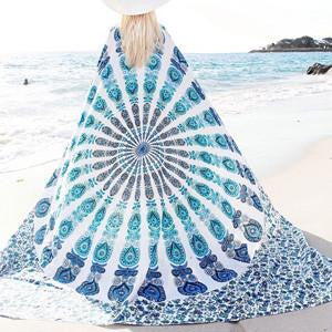 Tapestry Wall Hanging Multifunctional Tapestry Boho Printed Bedspread Cover Mat Blanket Picnic cloth