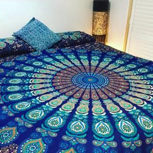 Tapestry Wall Hanging Multifunctional Tapestry Boho Printed Bedspread Cover Mat Blanket Picnic cloth