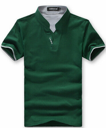 Brand Solid Men's polo shirt Casual Men Short-sleeve Camisa Polo Slim Fit Men Shirt Size M-3XL