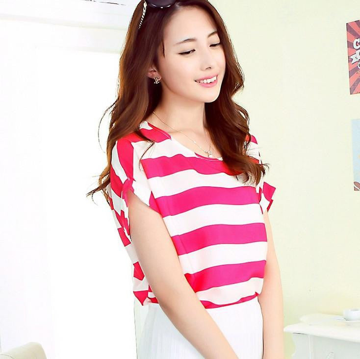 Women Blouses Shirts Chiffon Plus Size Top Tee Short Shirt Woman Clothing Tops Shirt Floral Fashion