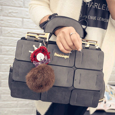 Boston bag inclined shoulder ladies hand bag women PU leather handbag sac woman bags handbags women famous brands-Dollar Bargains Online Shopping Australia