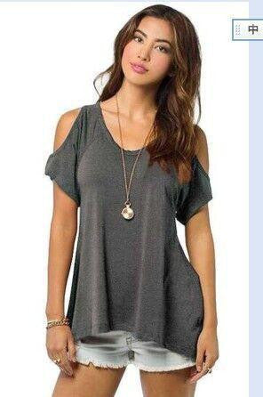 women blouses shirts sexy beach hollow out shoulder top blouse shirt