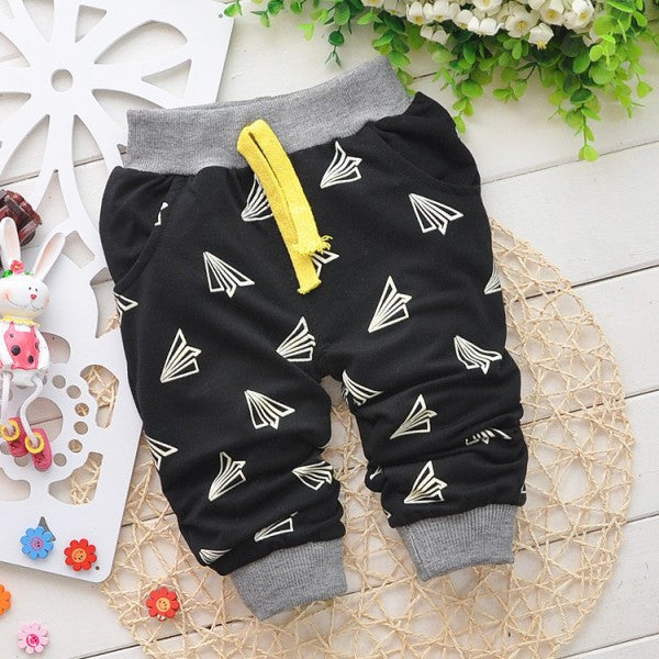 Online discount shop Australia - 0-2 years cartoon 4 colors cotton baby pants 7-24 month baby boy pants children girls harem pants
