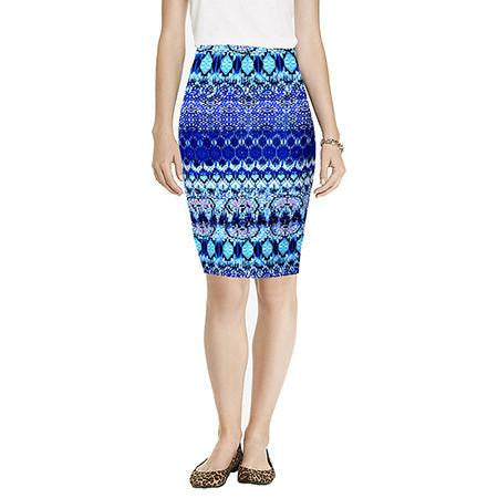 Summer Women's Pencil Skirt High Waist Floral Printing Midi Skirt 21 Colors