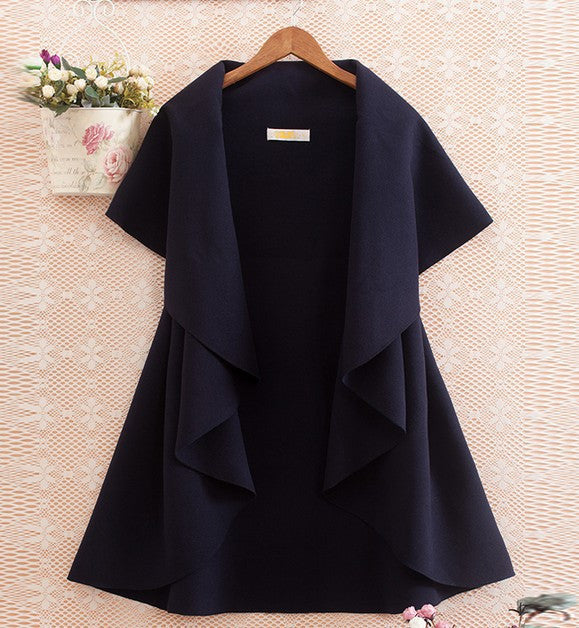 Women Vest Coat Colete Plus Size Loose Irregular Casual Female Coats Jackets Vest Coats 6 Colors