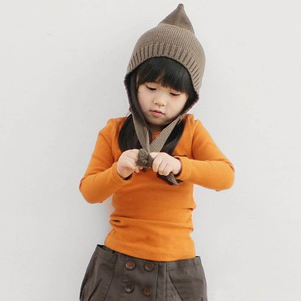 Online discount shop Australia - Baby Kids Long Sleeve Crewneck T-shirt Pocket Decor Boy Girl Shirt Clothes 2-7 Y