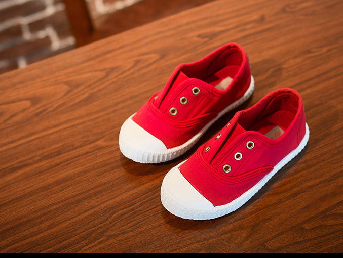 Fashion Simple Design Euro Size 22-37 children boys shoes casual lazy shoes canvas sneakers popular girls flats-Dollar Bargains Online Shopping Australia