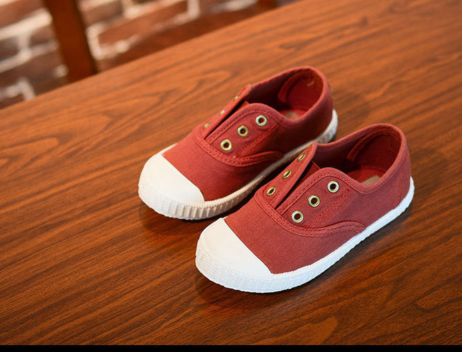 Fashion Simple Design Euro Size 22-37 children boys shoes casual lazy shoes canvas sneakers popular girls flats-Dollar Bargains Online Shopping Australia