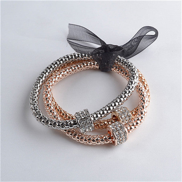 Online discount shop Australia - New arrival 3Pcs/set Multilayer Bracelets starfish/love Charm Bracelets for women/girls Valentine's Day gifts