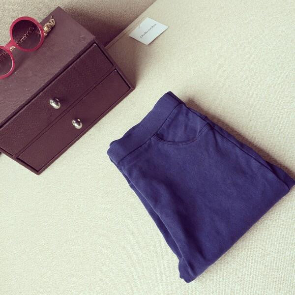 Spring Autumn Fashion Skinny Slim Thin High Elastic Waist Washed Jeans Jeggings Pencil Pants Denim Leggings For Women