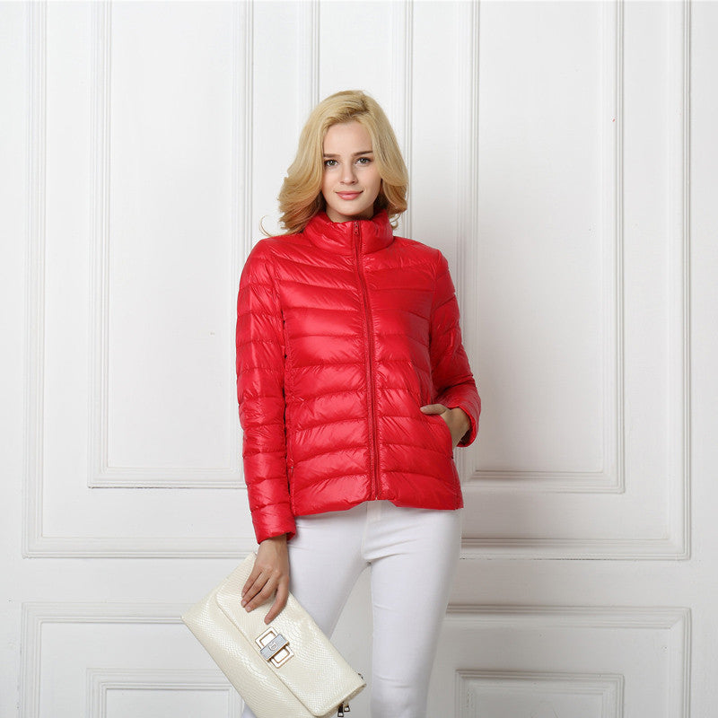 Online discount shop Australia - Duck Down Jacket Women Light Coat Female Warm Parkas for Women's Outwear 90% White Duck Down High Quality