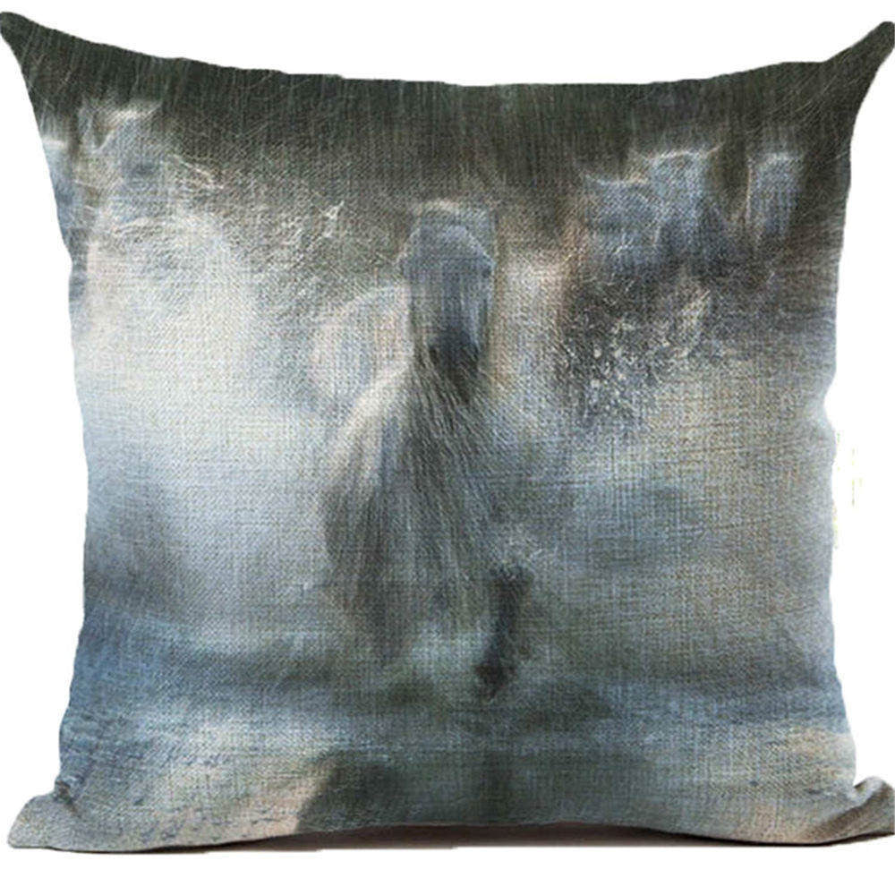 Online discount shop Australia - Cushion Cover Animal Cotton Linen Pentium Horse Felicity Cushion Mural Chicken Home Decorative Car Sofa Throw Pillow Cover