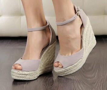 Superior style comfortable Bohemian Women sandals for Lady shoes high platform open toe flip Plus