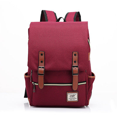 Vintage Women Canvas Backpacks For Teenage Girls School Bags Large High Quality Mochilas Escolares Fashion Men Backpack-Dollar Bargains Online Shopping Australia