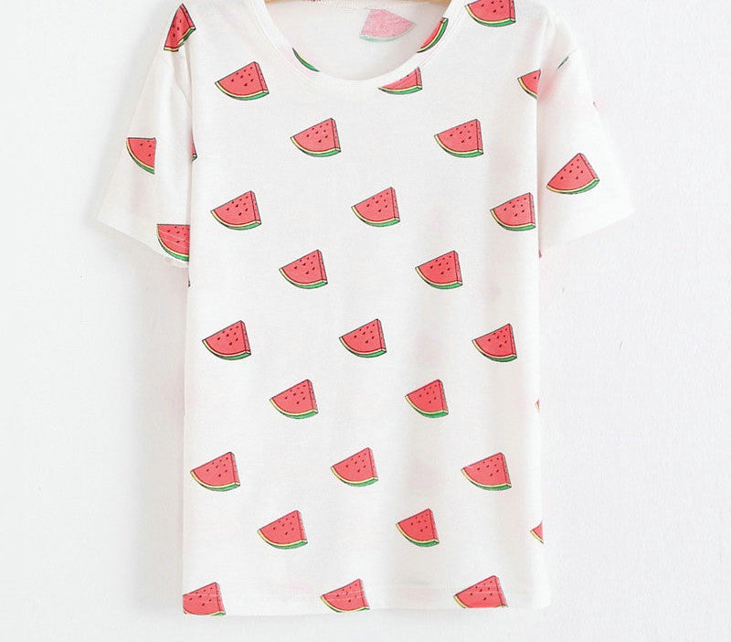 Online discount shop Australia - KaiTingu Brand New Fashion Vintage Style Harajuku T Shirt Women Clothes Tops Emoji Funny Tee Shirts Ice Cream Print