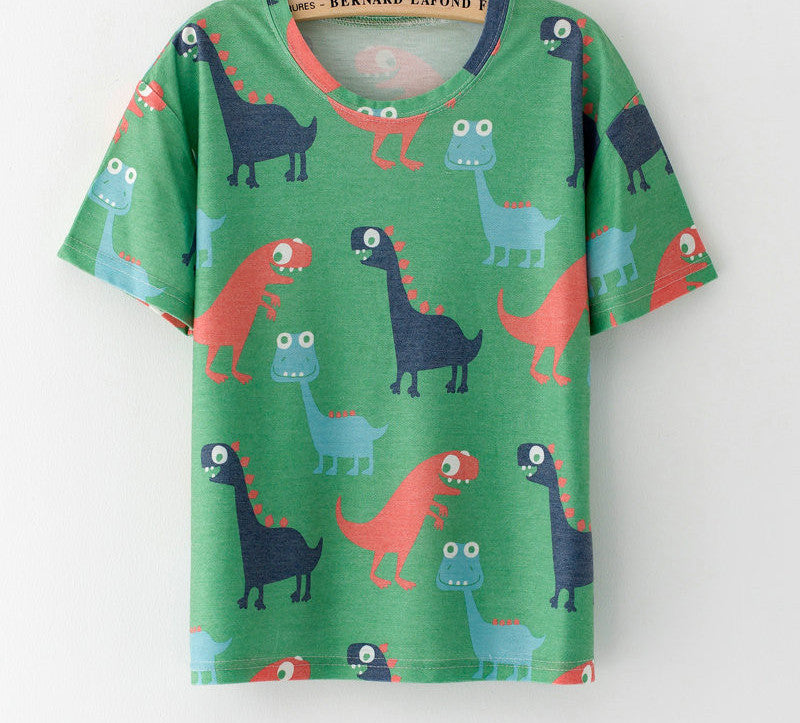 Online discount shop Australia - KaiTingu Brand New Fashion Vintage Style Harajuku T Shirt Women Clothes Tops Emoji Funny Tee Shirts Ice Cream Print