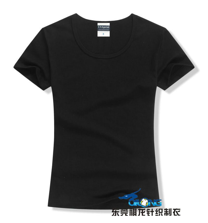 Online discount shop Australia - Brand New fashion women brand tee tops Short Sleeve Cotton tops for women clothing solid O-neck t shirt ,