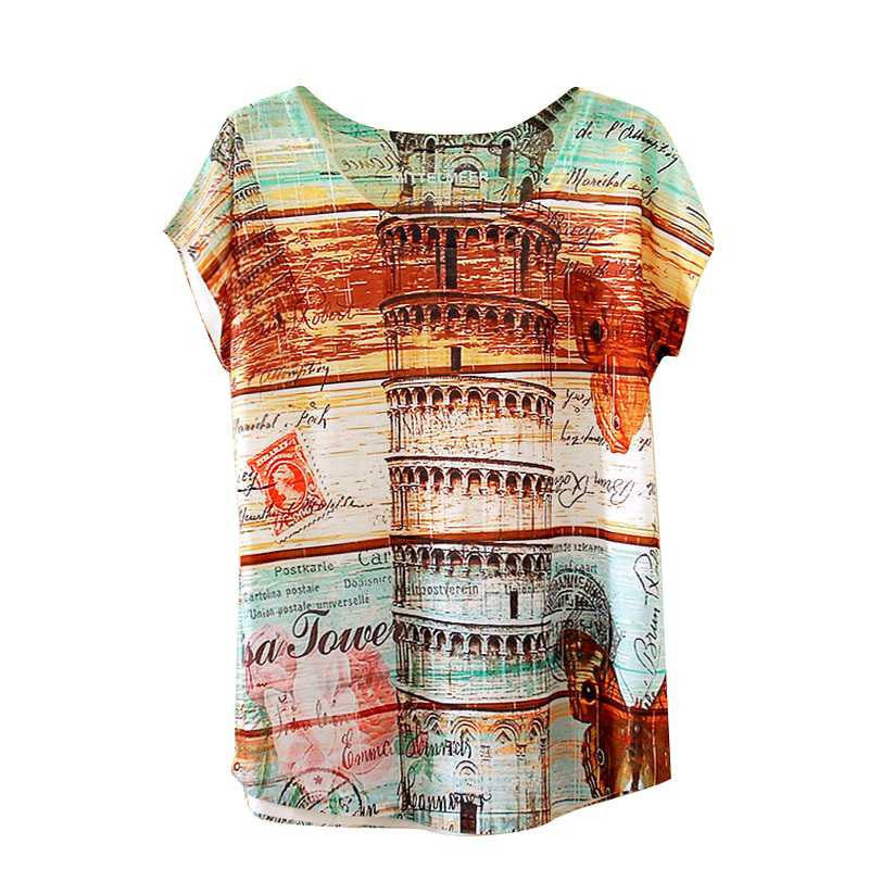 Online discount shop Australia - Brand New Fashion  Animal Cat Print Shirt O-Neck Short Sleeve T Shirt Women Tops White T-shirt