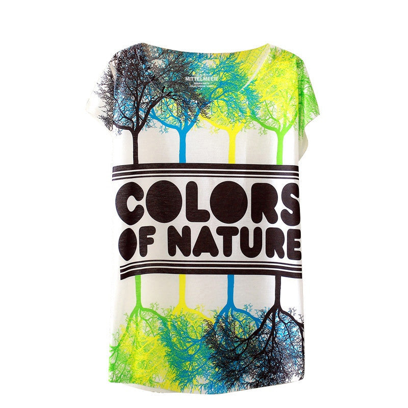 Online discount shop Australia - Brand New Fashion  Animal Cat Print Shirt O-Neck Short Sleeve T Shirt Women Tops White T-shirt