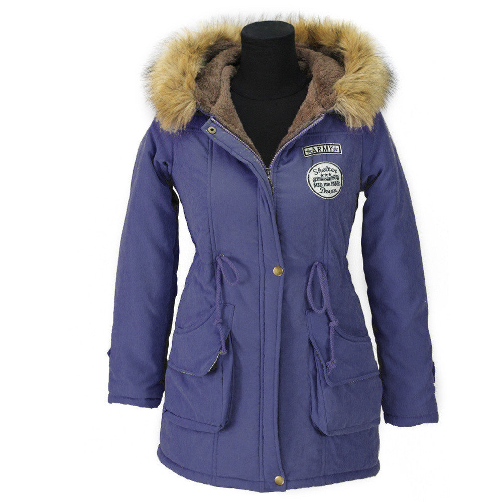 Parkas Jacket Women Coats Female Outerwear Plus Size Casual Long Down Cotton Wadded Lady Woman Fashion Warm