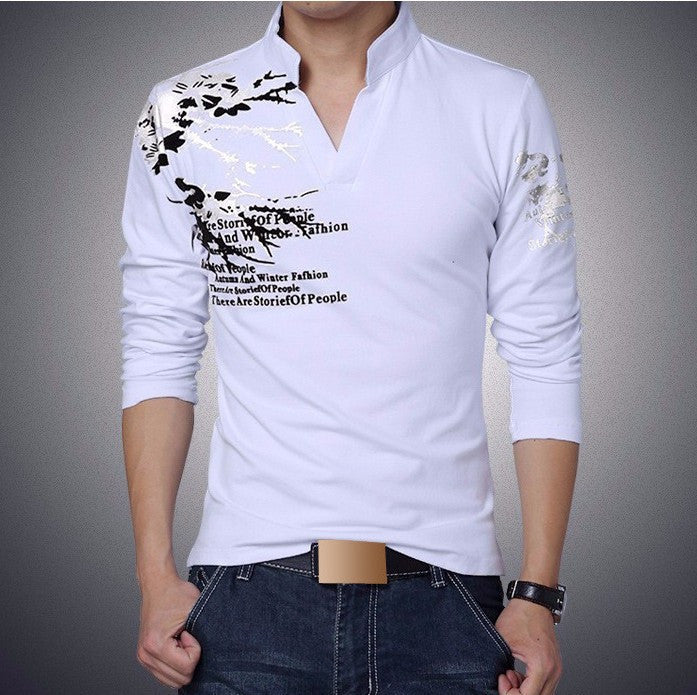Polo Men Shirt Mens Long Sleeve Solid Shirts Polos Casual cotton Plus Brand Tops Tees