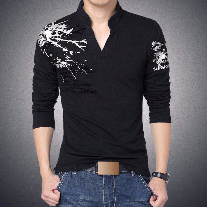 Polo Men Shirt Mens Long Sleeve Solid Shirts Polos Casual cotton Plus Brand Tops Tees