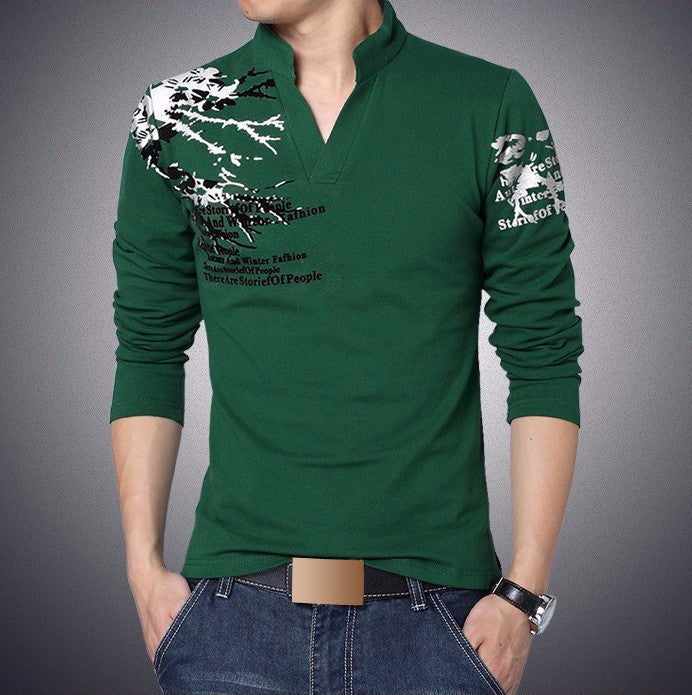 Polo Men Shirt Mens Long Sleeve Solid Shirts Polos Casual cotton Plus Brand Tops Tees