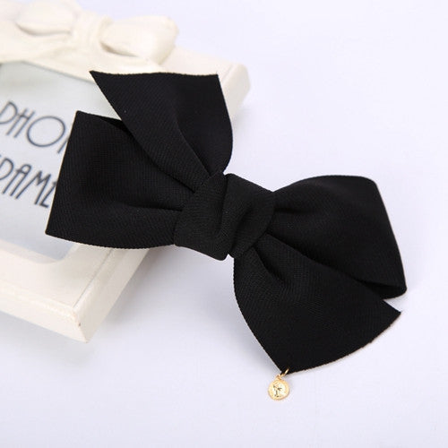Online discount shop Australia - Big Solid Cloth Bows Hair Clips Hairpins Hair Accessories for Women Girl Wedding Hair Jewelry