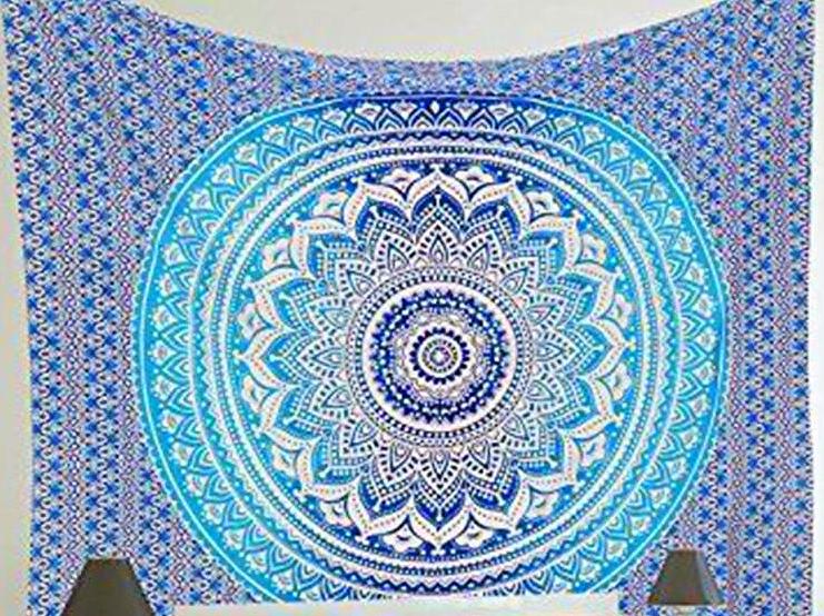 Online discount shop Australia - Indian Mandala Tapestry Wall Hanging Printed Beach Throw Towel Mat Table Cloth Bedding Outlet Home Decor 210x150cm