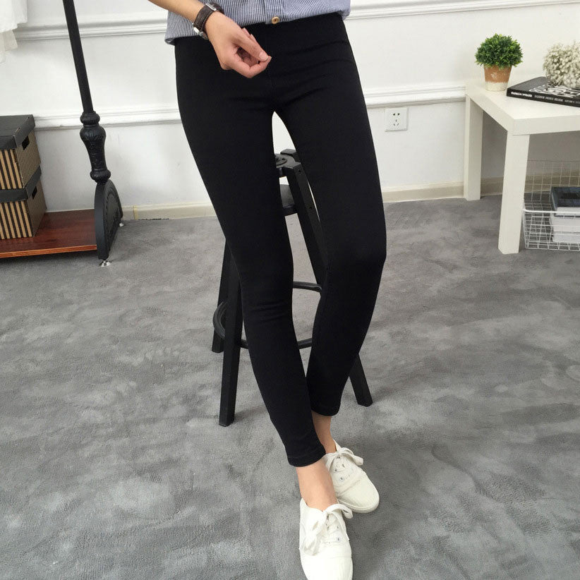 Online discount shop Australia - Basic Skinny Women Jeans Ankle Nine Pants Slim Elastic Denim Pants Leggings Female Cotton Jeggings Jeans Women