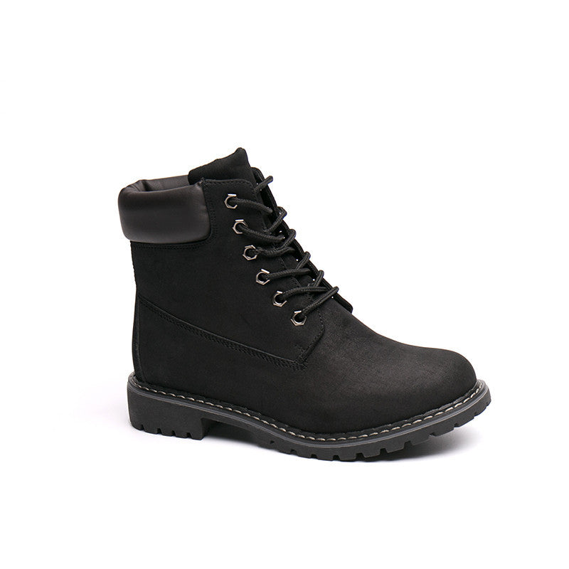 Women Boots PU Leather Platform Women Shoes Suede Rubber Women Ankle Boots Timber Boots Martin brand Shoes #C1-Dollar Bargains Online Shopping Australia