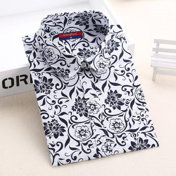 Women Shirts with Long Sleeves Cotton Blouses Shirt Turn Down Collar Female Shirts Women Shirt