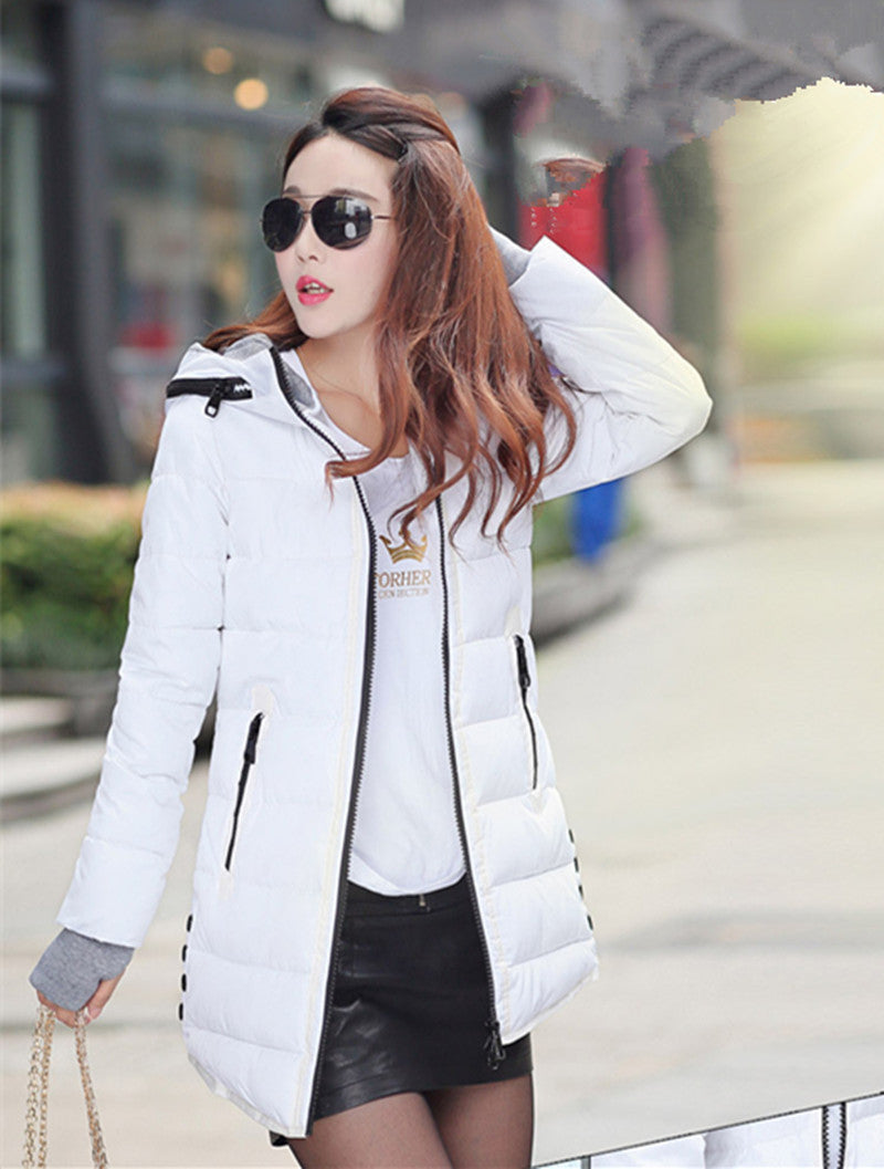 Wadded Jacket Female Women Jacket Down Cotton Coat Slim Parkas Ladies Plus Size Womens Jackets And Coats C2262
