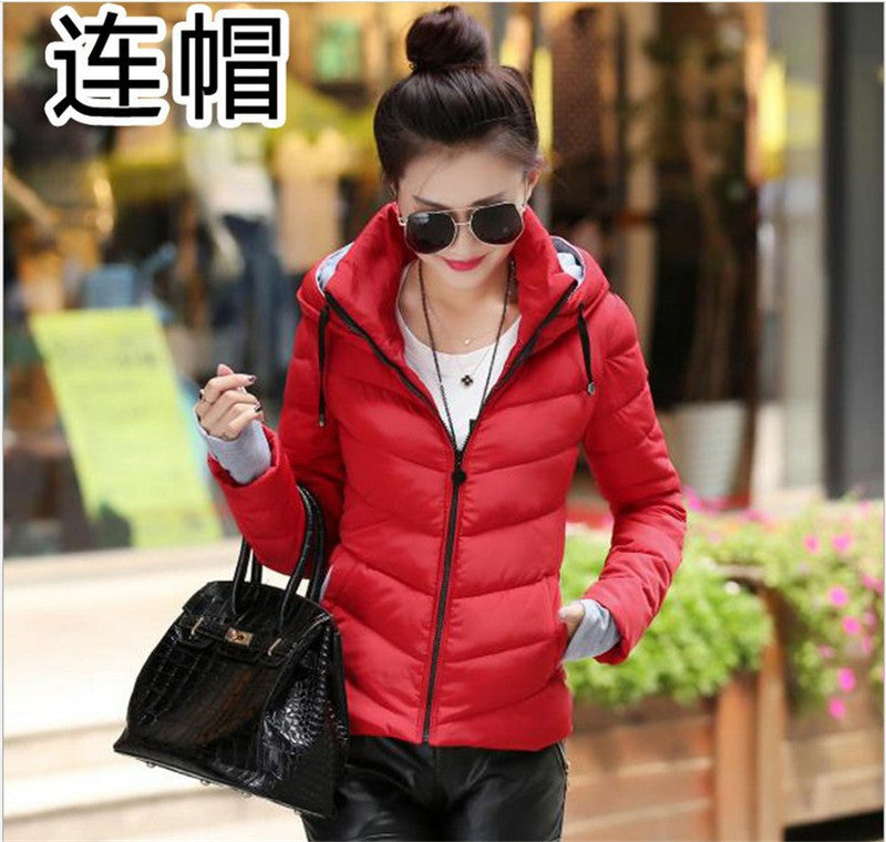 Wadded Jacket Female Women Jacket Down Cotton Coat Slim Parkas Ladies Plus Size Womens Jackets And Coats C2262