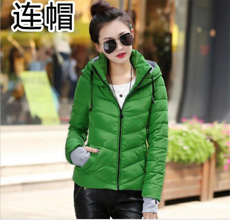 Wadded Jacket Female Women Jacket Down Cotton Coat Slim Parkas Ladies Plus Size Womens Jackets And Coats C2262