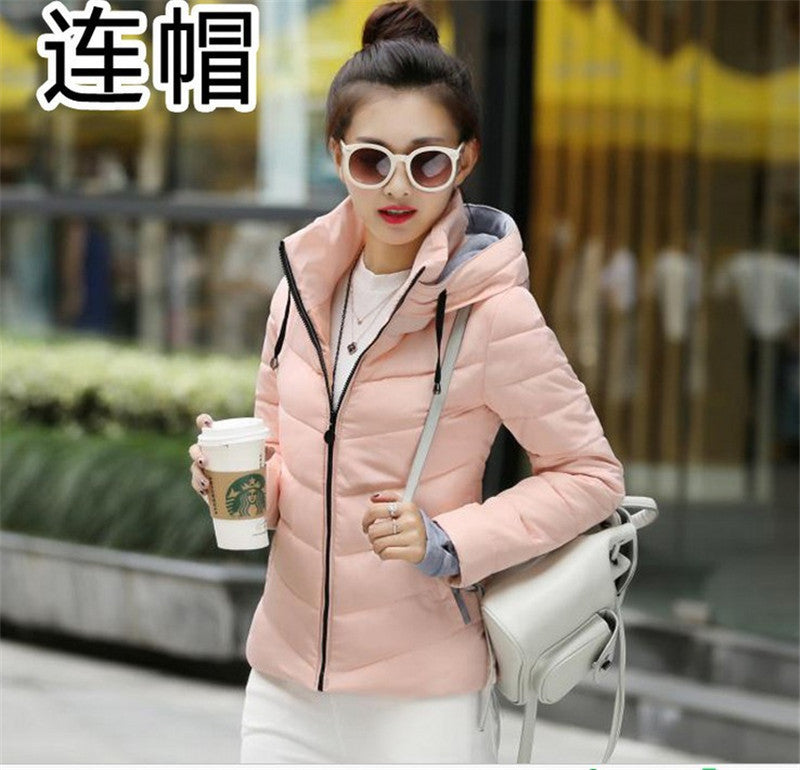 Wadded Jacket Female Women Jacket Down Cotton Coat Slim Parkas Ladies Plus Size Womens Jackets And Coats C2262