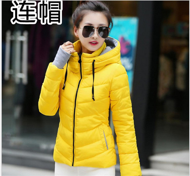 Wadded Jacket Female Women Jacket Down Cotton Coat Slim Parkas Ladies Plus Size Womens Jackets And Coats C2262