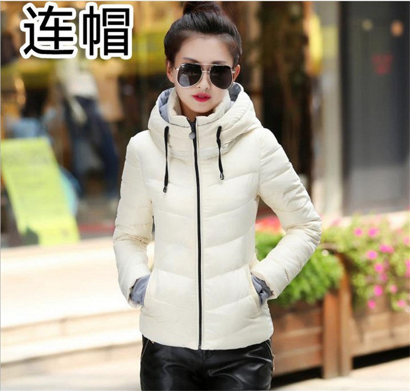 Wadded Jacket Female Women Jacket Down Cotton Coat Slim Parkas Ladies Plus Size Womens Jackets And Coats C2262