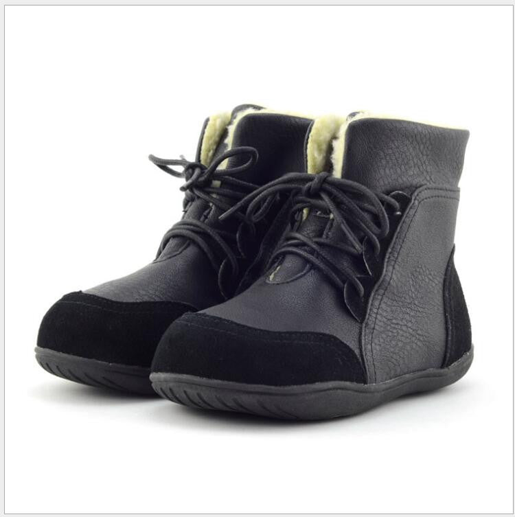 Brand Real Goat Fur Baby Boy Winter Snow Boots Kids Boys Boots Shoes Children Geanuine Leather Australia Ankle Boots-Dollar Bargains Online Shopping Australia