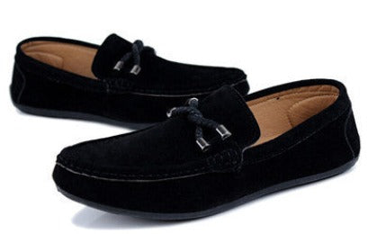 Casual Twisted Men Shoes Comfortable Men Loafers Driving Slip-on Solid Flock Flat Shoes XMR943-Dollar Bargains Online Shopping Australia