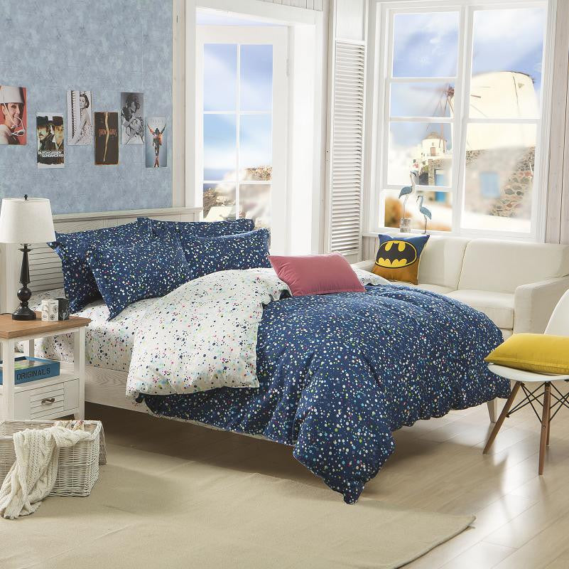 polyester pear apple yellow queen twin full bedding bed sheet set bedclothes duvet cover set bedding set