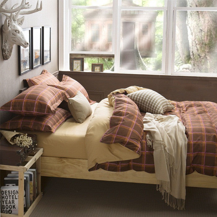 polyester pear apple yellow queen twin full bedding bed sheet set bedclothes duvet cover set bedding set