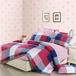 Bedding set 6pcs duvet doona quilt fitted cover ned sheet 100% cotton king queen full twin size bedclothes linens-Dollar Bargains Online Shopping Australia