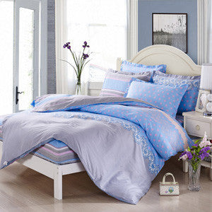Bedding set 6pcs duvet doona quilt fitted cover ned sheet 100% cotton king queen full twin size bedclothes linens-Dollar Bargains Online Shopping Australia